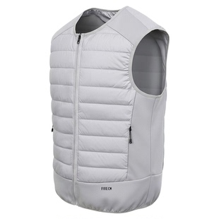 it FIVE CM羽绒马甲男款宽松短款秋冬季可内搭保暖鸭绒坎肩背心男