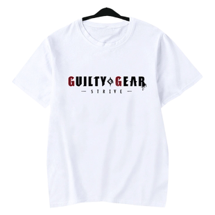 罪恶装备GUILTY GEAR STRIVE游戏短袖T恤衫男女纯棉半袖休闲衣服