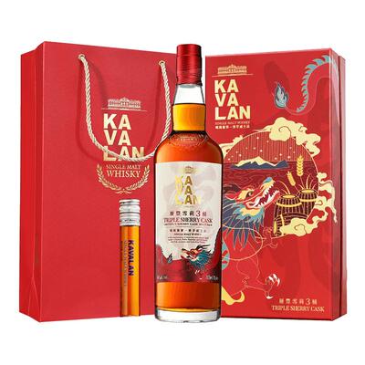 噶玛兰中国台湾雪莉3桶威士忌