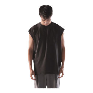 柏屋赵磊IND系列现代舞训练背心纯棉男女无袖练功服上衣121102002