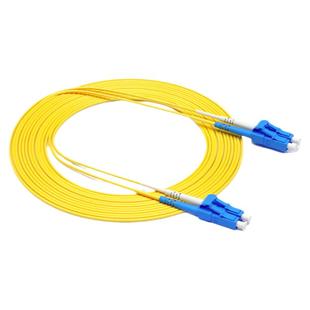 双芯LC-LC单模0.5\1\2\3\5\10\15\20\25\30\50\100米双工光纤跳线跳纤尾纤SFP连接小方DLC  Duplex Patchcord