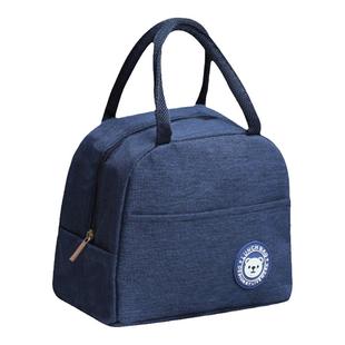 饭盒手提包防水保温袋学生上班族带饭便当袋饭盒包铝箔加厚饭盒袋