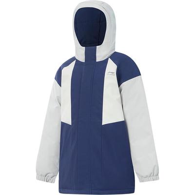 李宁童防泼水男童中羽绒服