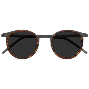 超轻纯钛日式复古小圆框近视墨镜男款带度数可配男士偏光太阳眼镜