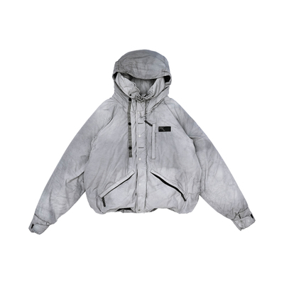 WildThings不规则复古兜帽羽绒服