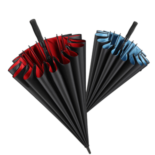 16骨雨伞超大号加固加厚结实抗风长柄伞特大号雨伞防风加固大暴雨