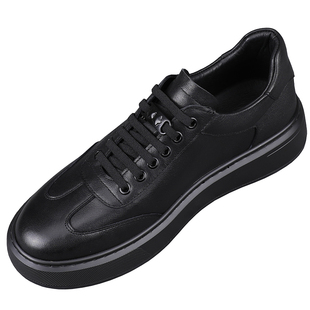 欧洲站真皮板鞋男款2025新款头层牛皮韩版百搭一脚蹬纯皮休闲鞋男