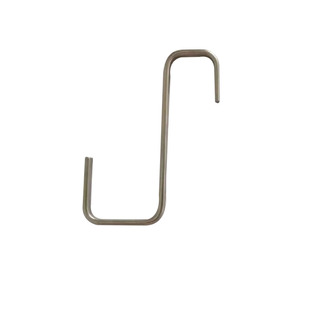 服装店304不锈钢方圆管挂钩S型钩子门后挂勾衣架90度弯挂钩直销
