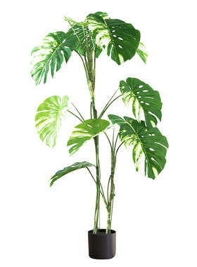 仿真植物假树室内客厅落地大型龟背竹高级感仿生绿植盆栽装饰摆件