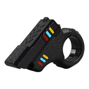 一点潮玩 阿祖SE解压玩具枪磁吸棘轮复合型EDC多功能玩具指环推牌