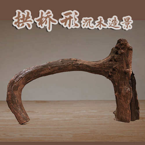 拱桥型沉木40--80鱼缸造景南美沉木大号大型紫柚天然枯木装饰树桩