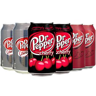 胡椒博士Dr.Pepper波兰进口网红原味碳酸饮料樱桃味可乐汽水330ml