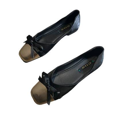 2025年新款春季铁头仙女风平底鞋