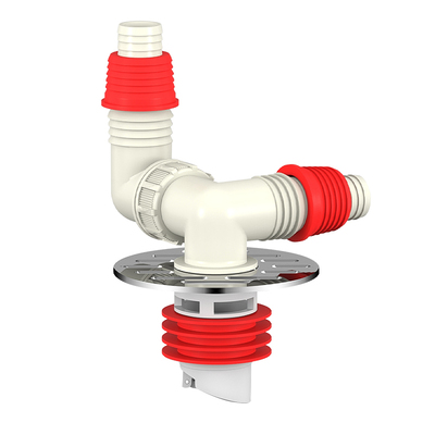 洗衣机下水管地漏接头口对接器