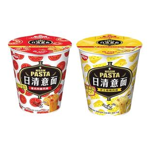 日清 I意面3口味6杯拌面 意式肉酱芝士培根速食方便面干拌面泡面