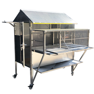 大牛大型户外不锈钢鸽子笼家用室外配对笼养殖笼只进不出拼装鸽舍