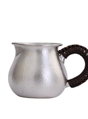 纯银公道杯茶漏套装足银分茶器