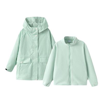 巴拉巴拉女童外套中大童冲锋衣潮