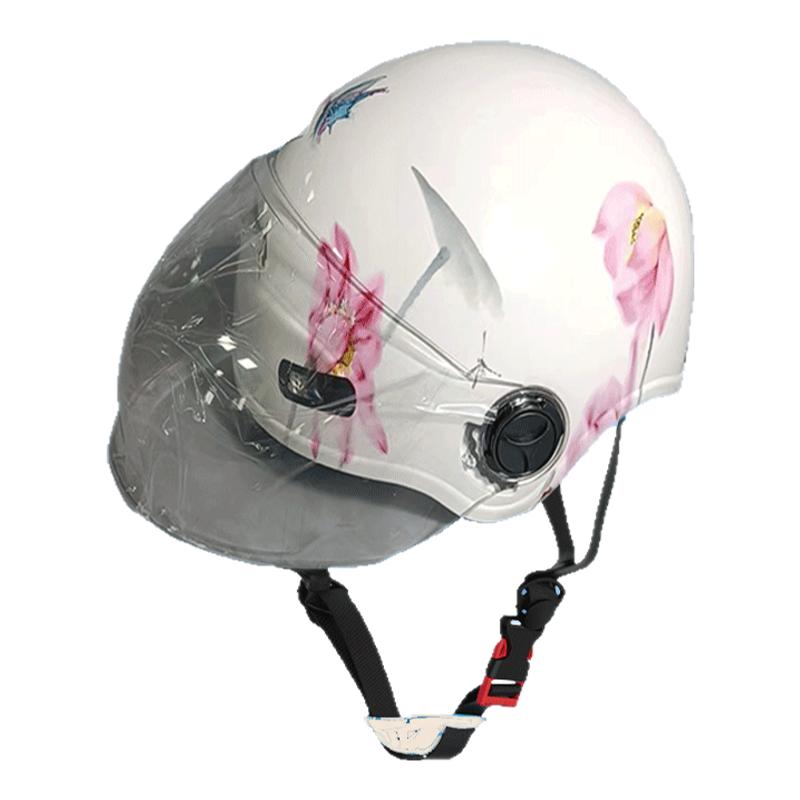 云電威正品3C認(rèn)證頭盔電動車安全帽電瓶車摩托四季夏防曬男女通用