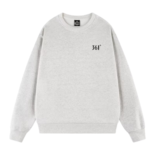 361°卫衣男2026春季新款运动长袖宽松舒适百搭男款T恤套头衫上衣