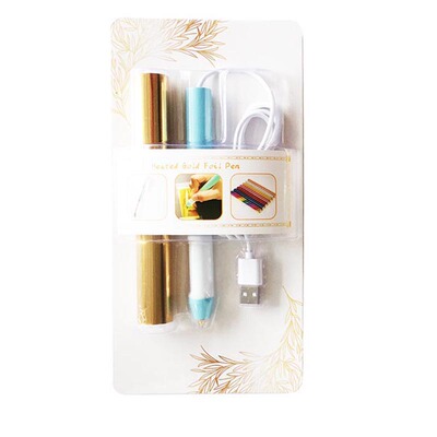 英文书法笔尖温度烫金笔烫金纸