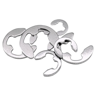 卡簧卡环e型卡簧挡圈304不锈钢开口卡扣M1.2/1.5/2/2.53/45910-12