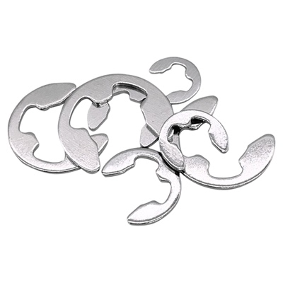 卡簧卡环e型卡簧挡圈304不锈钢开口卡扣M1.2/1.5/2/2.53/45910-12