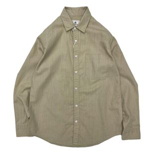 棉麻衬衫男夏季亚麻日系复古欧美简约长袖宽松加大码休闲白色衬衣