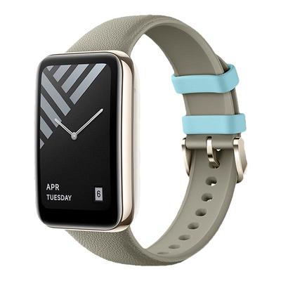 适用小米7pro手表仿皮革表带