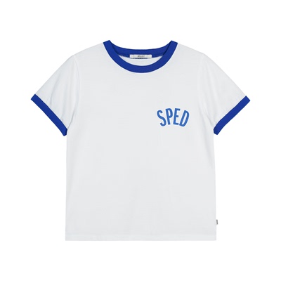 SPELLEDIT新品SPED锁边T恤