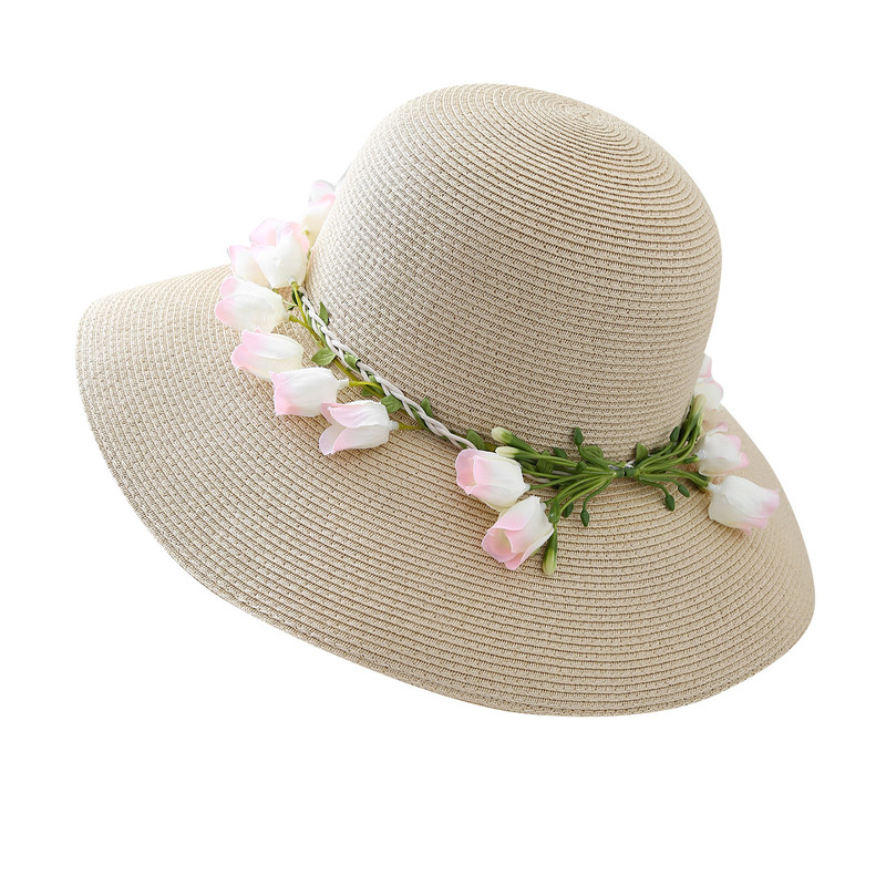 春夏森系田园仿真花遮阳显脸小草