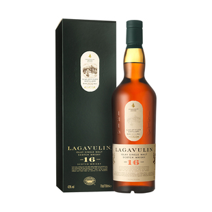 Lagavulin乐加维林16年700ml苏格兰艾莱岛单一麦芽威士忌进口洋酒