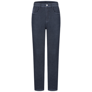 MD名盾男士牛仔裤秋冬新款中腰商务休闲中青年直筒长裤36563