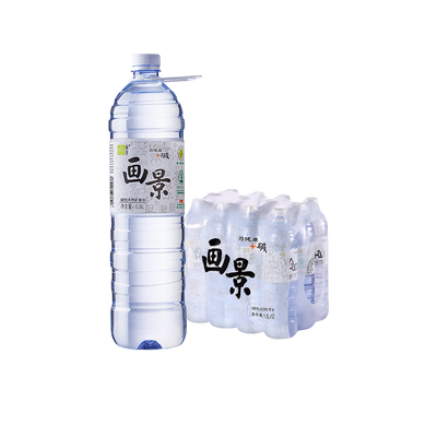 画景弱碱性天然矿泉水1.5l*12瓶