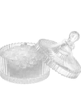 天然白水晶碎石水晶石摆件消磁碗
