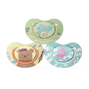 Pigeon贝亲新生婴幼儿纷趣安抚奶嘴M号*硅胶宝宝喂养用品