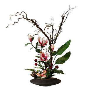 晶华仿真花假花摆设客厅餐桌客厅玄关花艺摆件装饰品仿真花艺摆设