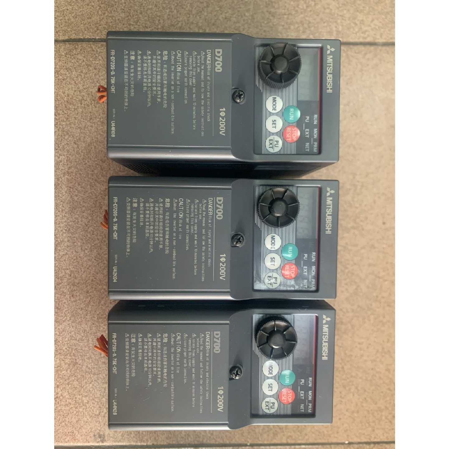 议价二手拆机三菱变频器FR-D720S-0.75K-CHT ，成色漂亮