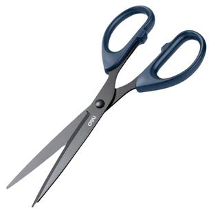 得力剪刀家用小手工专用剪刀办公剪刀锋利小剪子不锈钢美工剪刀加长裁纸拆快递剪刀长刃不粘胶高颜值办公室用