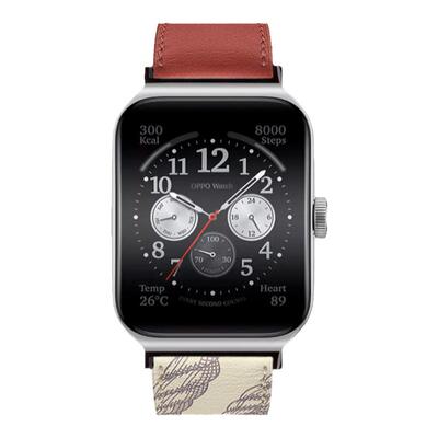 oppowatch3/Pro印花真皮表带