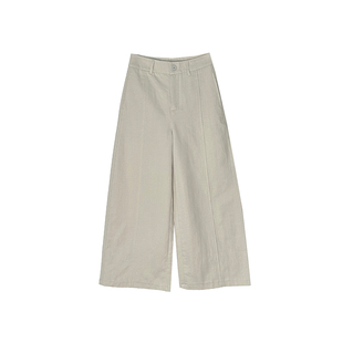 逆袭直直腿！天丝棉九分直筒休闲裤女2026新款春季宽松高级感裤子