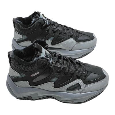 特步棉鞋男款加绒保暖运动鞋官方