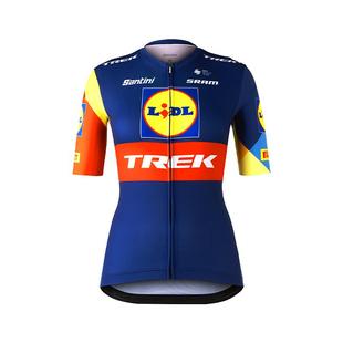 TREK崔克Santini Lidl-Trek女士环法车迷版气动竞赛短袖骑行服