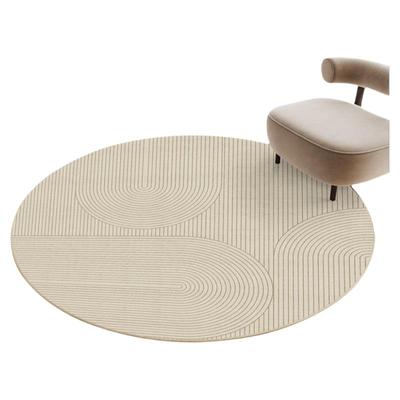 电脑客厅卧室圆形地毯