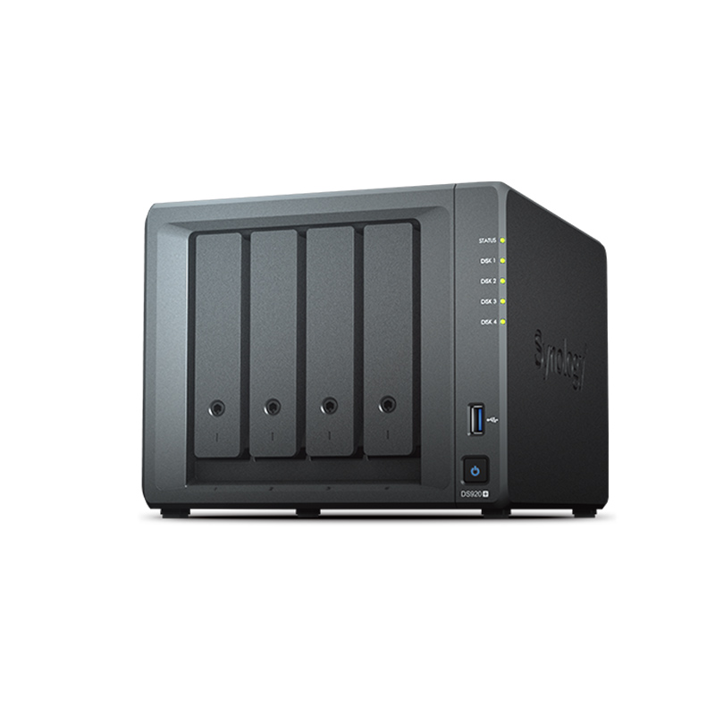 【豪礼自选】Synology群晖DS923+网络存储文件服务器 4盘位nas旗舰机私有云主机数据备份局域网共享群辉