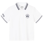 Levis李维斯polo衫童装男童短袖t恤2025夏季新款儿童男孩翻领白色