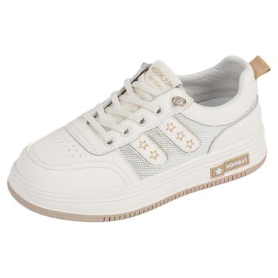 木林森厚底时尚百搭松紧带女鞋