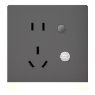 地脚灯感应灯插座型小夜灯床头开关灯卧室夜灯氛围过道智能走廊灯