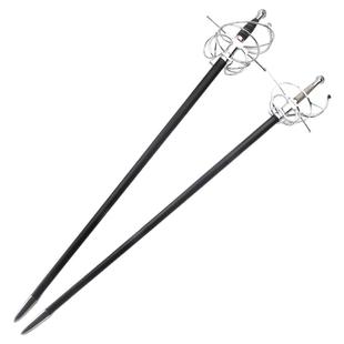 金属升旗指挥剑迅捷剑欧式西洋剑击剑骑士剑装饰影视道具刀未开刃