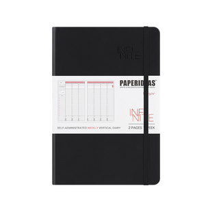 18个月自填周计划本竖版时间轴方格书写自律打卡时间管理大学生考研日程本日历本学习效率手册可企业定制LOGO